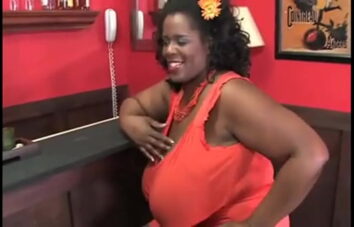 Black Woman monster tits Masturbaction with dildo P. 1