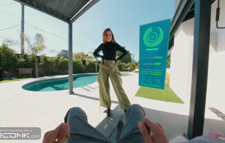 VR Conk: Redhead Kim Sucks A Huge Cock Deeply In The Cosplay Parody Kim Possible pt.1
